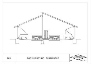 Schweinemast - Kistenstall