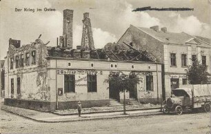 Der Krieg im Osten - Lyck - In der Hauptstrasse