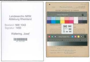 Entnazifizierung Josef Waltering , geb. 19.01.1894 (Lehrer)