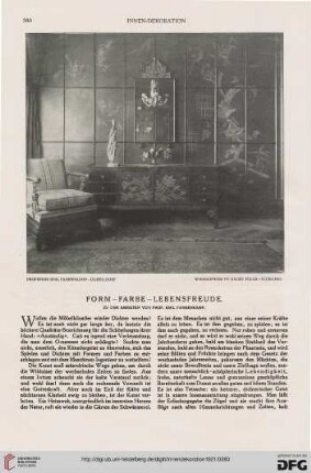 32: Form, Farbe, Lebensfreude : zu den Arbeiten von Prof. Emil Fahrenkamp