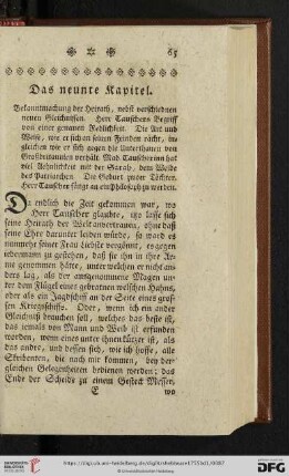 Das neunte Kapitel