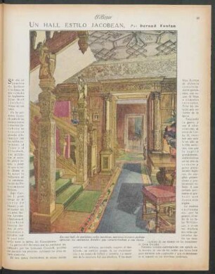 Un hall estilo Jacobean