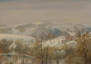 Winterlandschaft bei Maxen