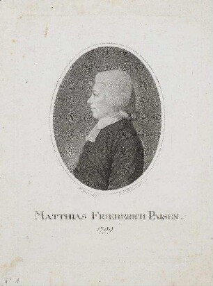 Bildnis von Matthias Friedrich Paisen (1756-1814)