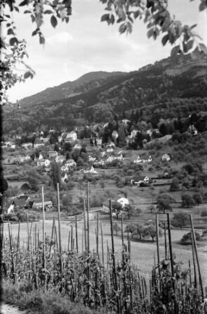 Oberweiler: Blick auf Badenweiler vom Weinberg (Römerberg)