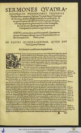 Sermones Quadragesimales
