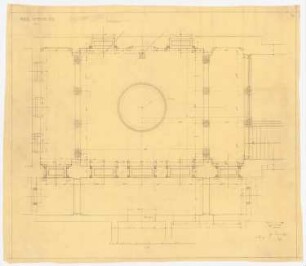 AEG-Hauptverwaltungsgebäude, Berlin: Vestibülgrundriss 2.OG 1:25