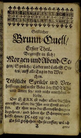 [Morgen- und Abend-Lieder.]