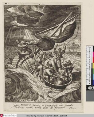 [Christ in the Storm on the Sea of Galilee; Christus im Sturm auf dem See Genezareth]