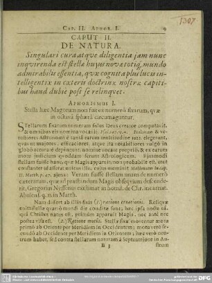 Caput II. De Natura