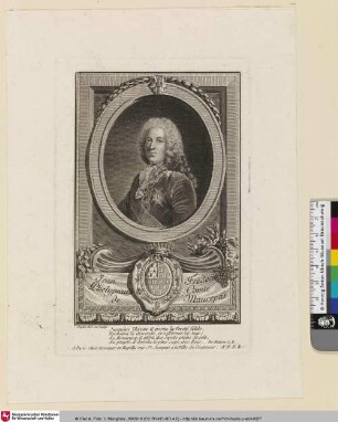 Jean Frederix Phelypeaux Comte de Maurepas.