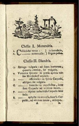 [Classis I. - XXIII.]