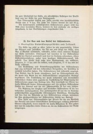 1. Geologische Entwicklungsgeschichte und Tektonik.