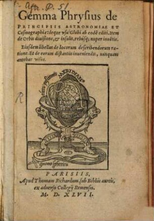 De principiis astronomiae et cosmographiae
