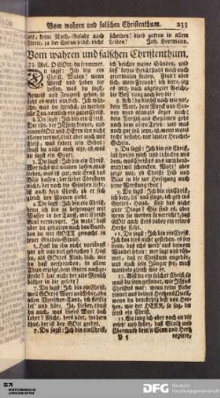 Vom wahren und falschen Christenthum.