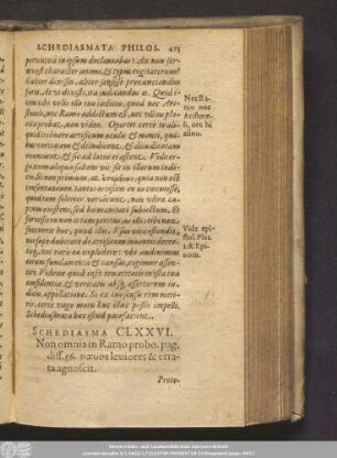 Schediasma CLXXVI.