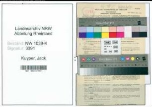 Entnazifizierung Jack Kuyper , geb. 09.03.1918 (Kellner)
