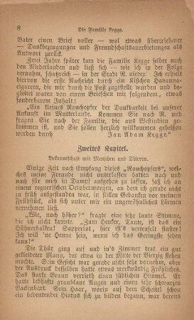 Zweites Kapitel. Bekanntschaft mit Menschen und Thieren