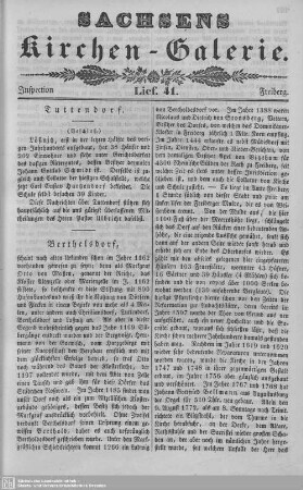 Tuttendorf, Berthelsdorf, Oberbobritzsch, Weißenborn : 41. Lieferung