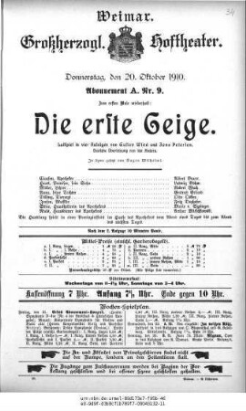 Die erste Geige