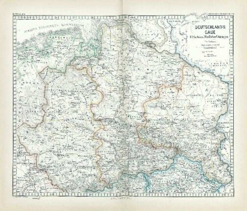 Deutschland's Gaue III. Sachsen. Nördliches Thüringen