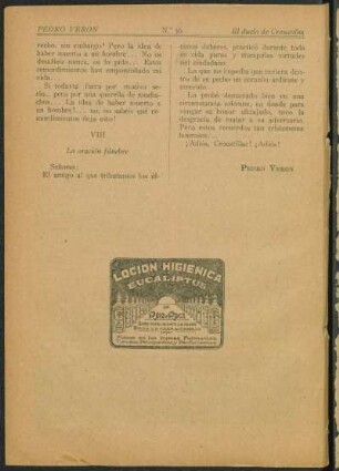 VIII - La oración fúnebre