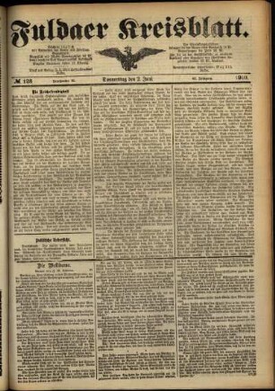 Ausgabe vom Donnerstag, den 02. Juni 1910.