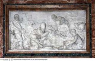 Grabmal des Pietro Corsini (gest. 1405), Der heilige Andreas Corsini heilt einen Pilger