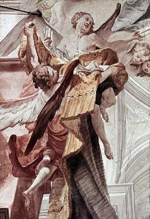 Maria als Fürbitterin vor der Dreifaltigkeit