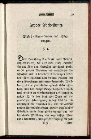 Zwote Abtheilung. Schluß-Anmerkungen und Folgerungen.