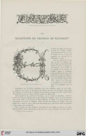 9: Les sculptures du Château du Fleurigny, [2]
