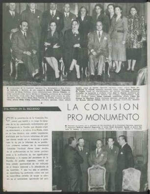 La comisión pro monumento