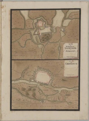 Plan von Gros Glogau