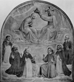 Krönung Mariä mit Heiligen