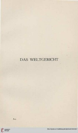 Das Weltgericht
