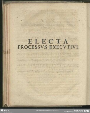 Electa Processus Executivi