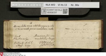 Stammbuch des U. J. Schrader aus Hannover