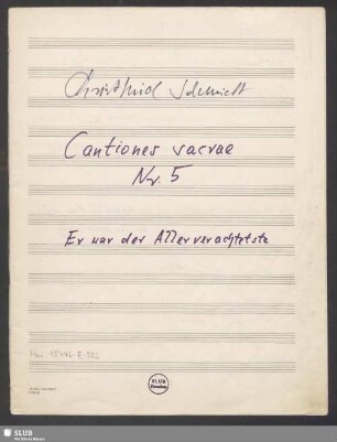 Motets - Mus.15446-E-502 : Coro, org