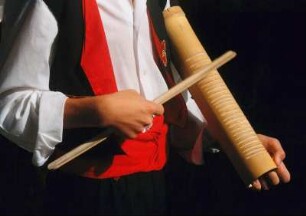 Spanien. Gran Canaria. San Fernando de Maspalomas. Folkloreinstrument