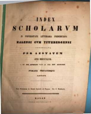 Jahresbericht über das Fürstl.-Schwarzb. Gymnasium zu Sondershausen : d. Schuljahr von ... bis ... 1845/46 (1846)