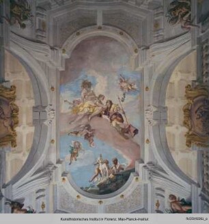Innendekoration mit Adonis' Abschied von Venus