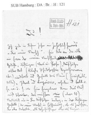 Brief an Richard und Paula Dehmel
