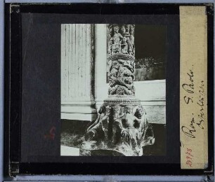 Rom, S. Paulo fuori le mura,Rom, S. Paolo fuori le mura, Osterleuchter : Sockelzone des Osterleuchters