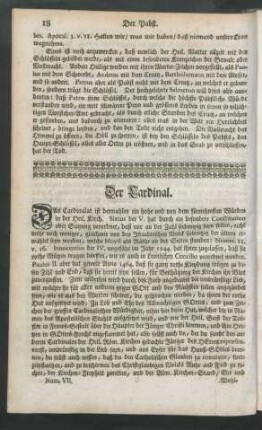 Der Cardinal