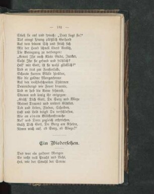 Ein Wiedersehen
