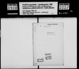 Hahn, Alfred, Mannheim siehe auch Nr. 556 - 557