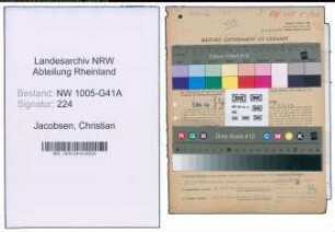 Entnazifizierung Christian Jacobsen , geb. 17.09.1909 (Polizist)