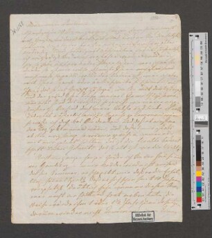Brief an Pauline Bassenge