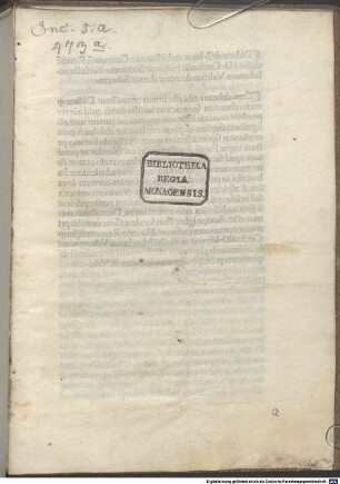 Oratio de eligendo summo pontifice : Rom, 1492.08.06