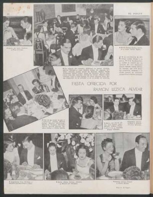 Fiesta ofrecida por Ramón Lezica Alvear